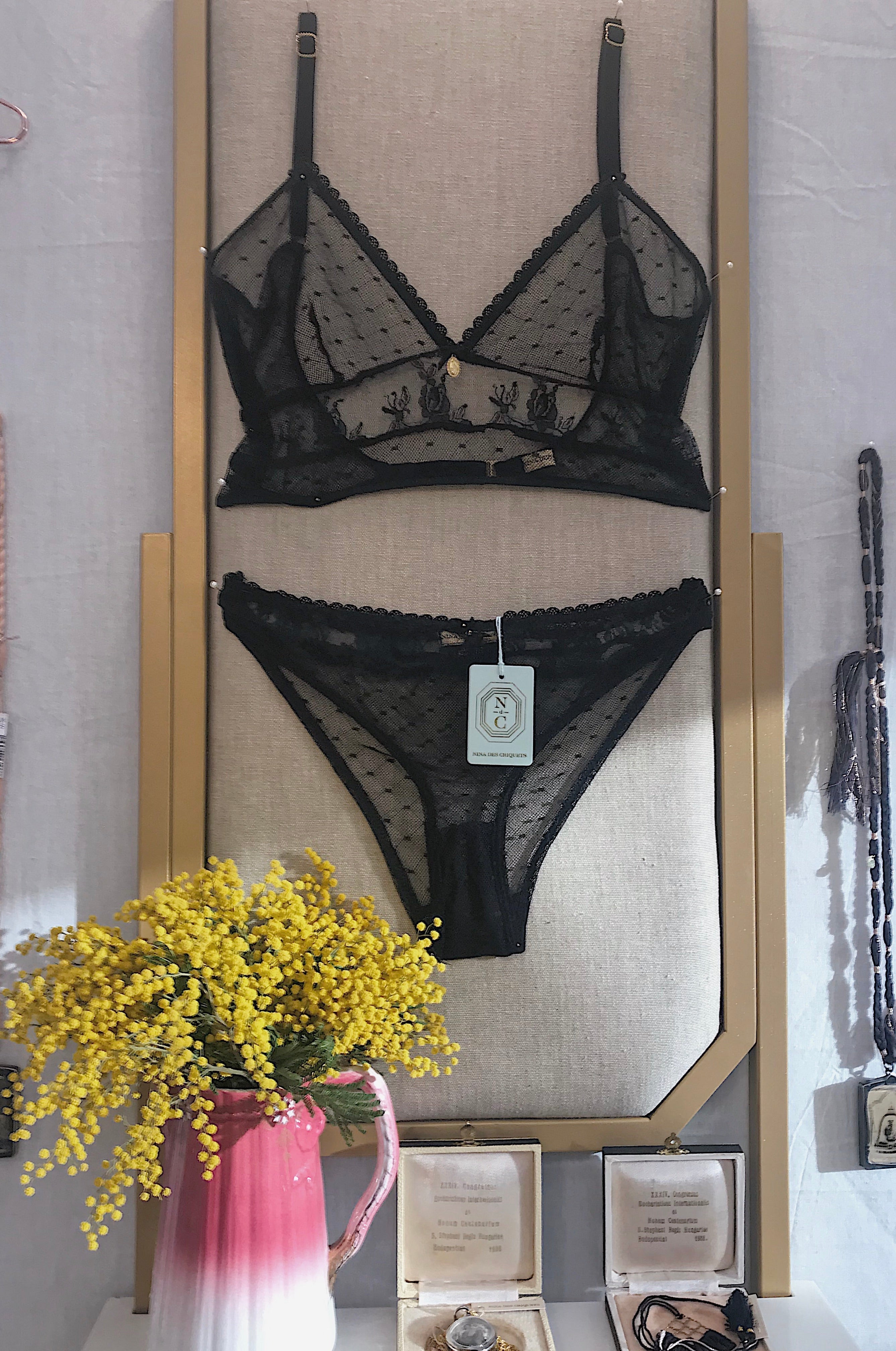 Set Lasanna Bra - Black