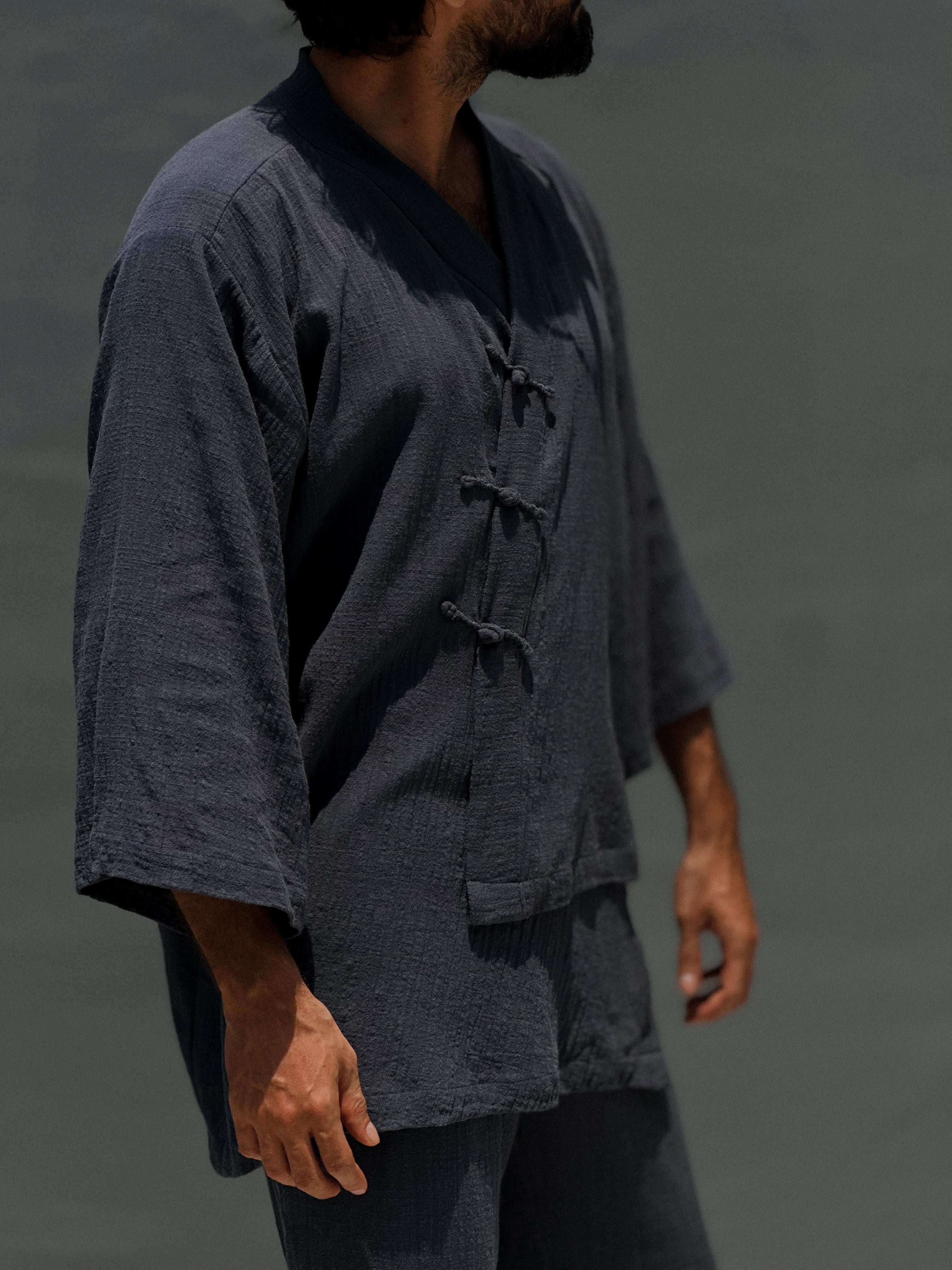 Kintamani Wisper Kimono - Dark Grey