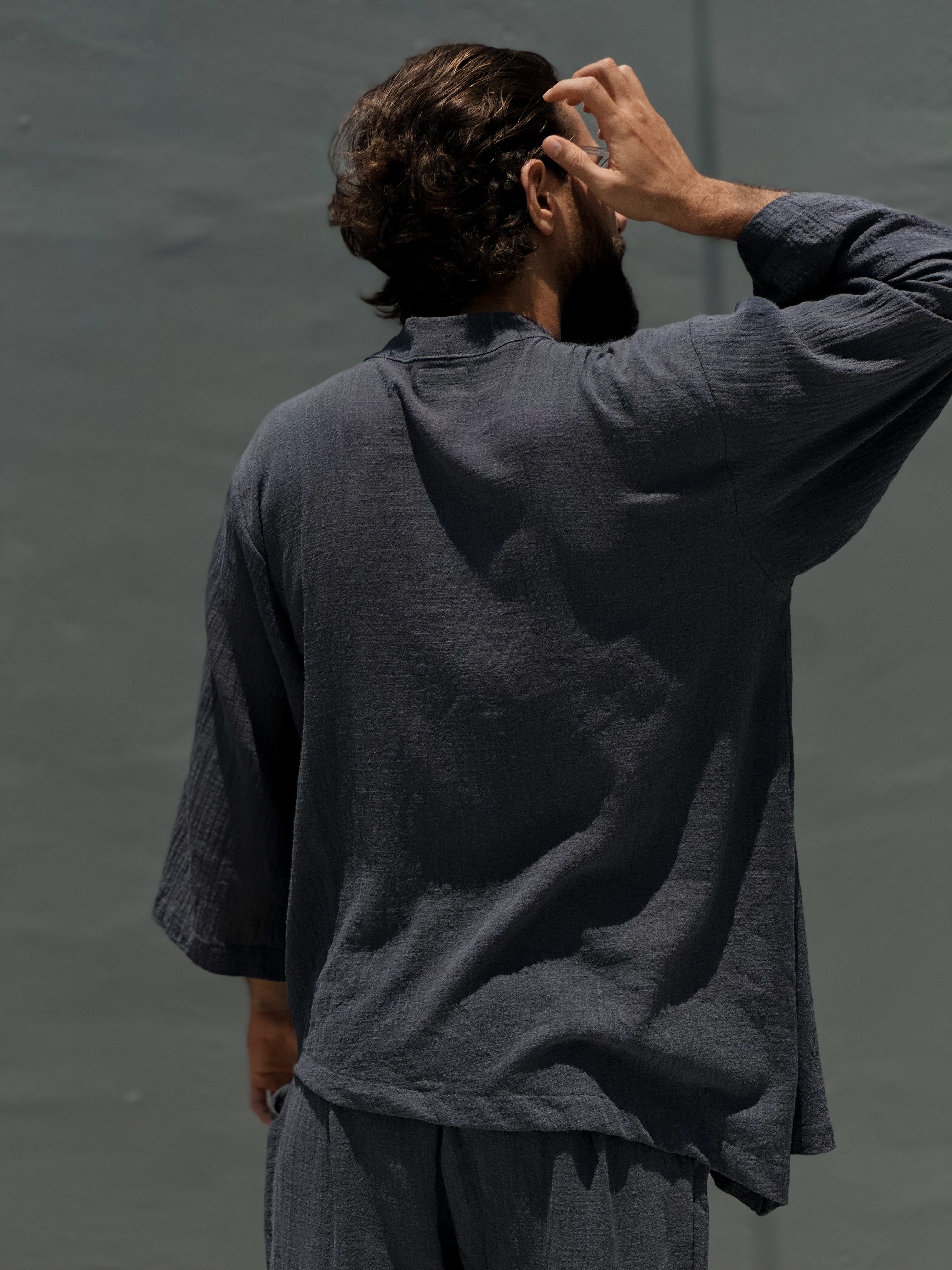 Kintamani Wisper Kimono - Dark Grey