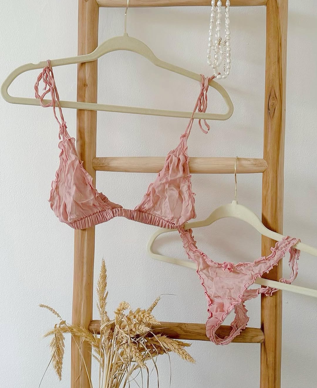 Peacock Bra - Pink -