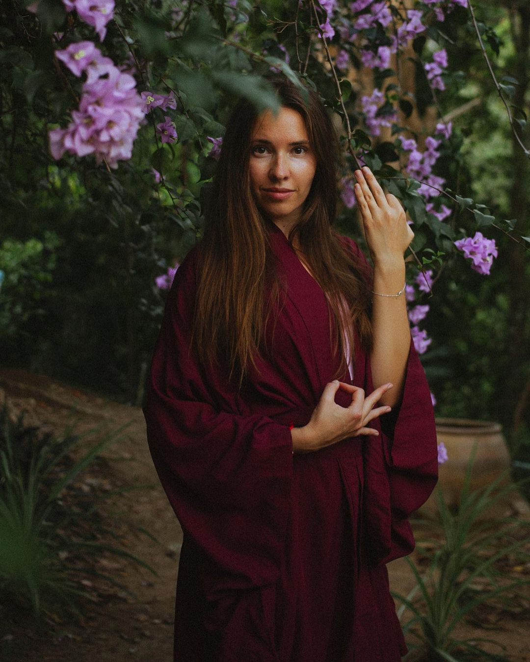 Japanese Kimono Short - Ruby