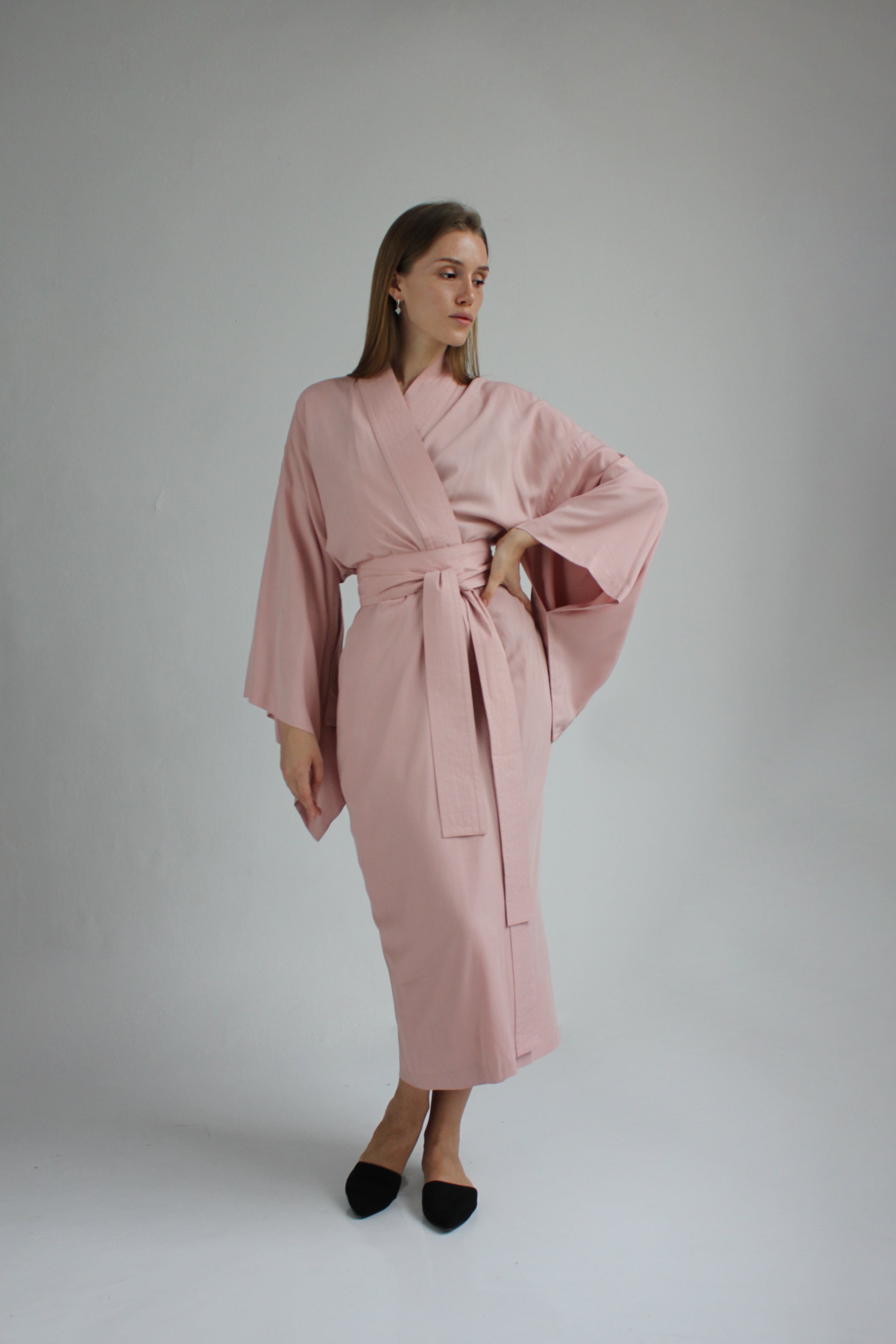 Japanese Kimono Long Classic - Pink