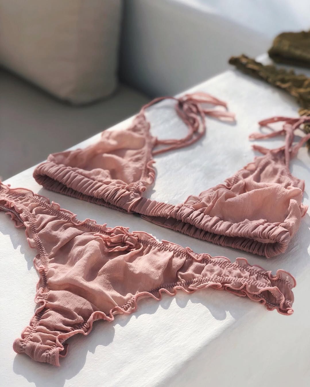 Peacock Bra - Pink -