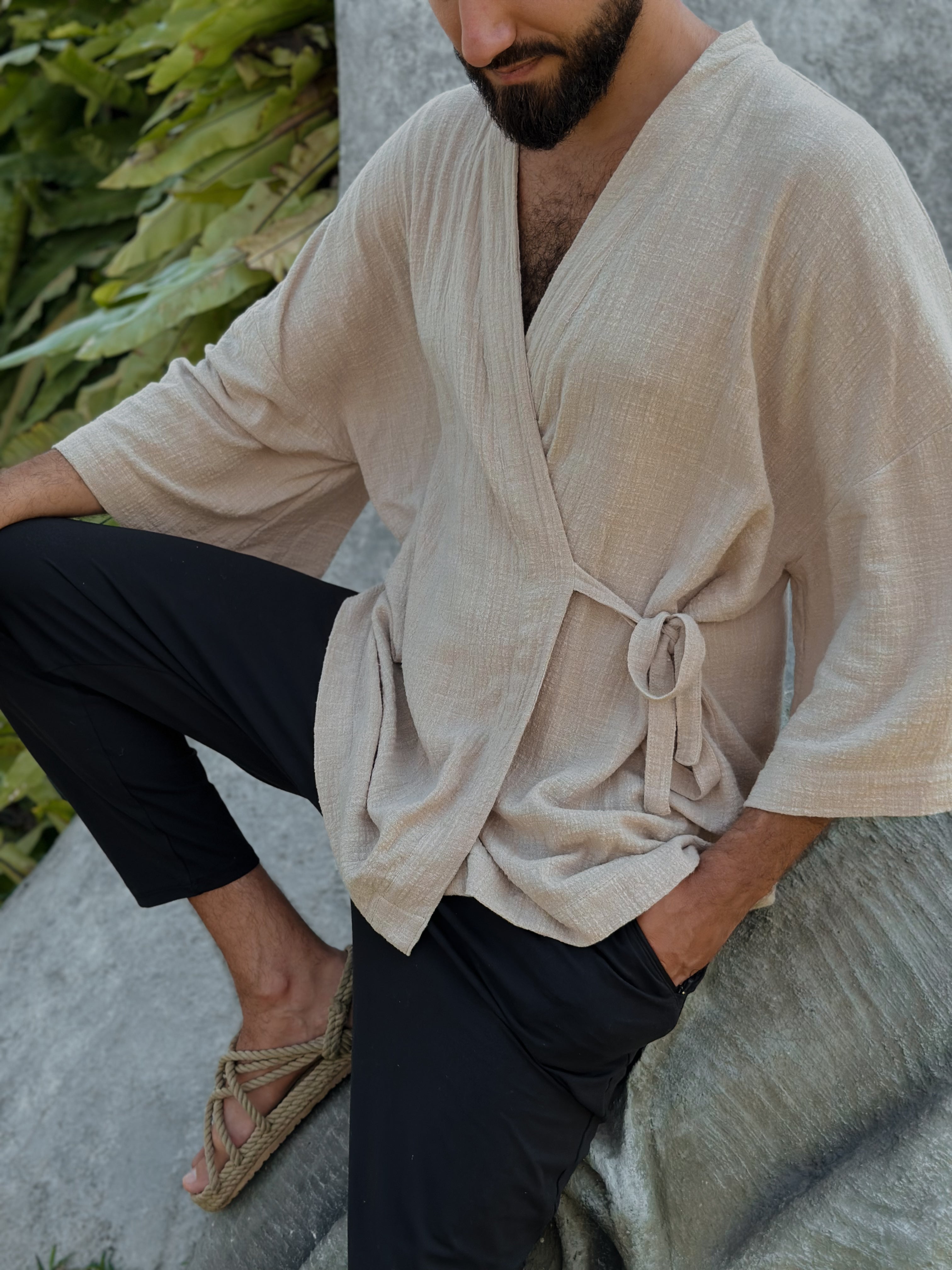 Serene Kimono - Khaki