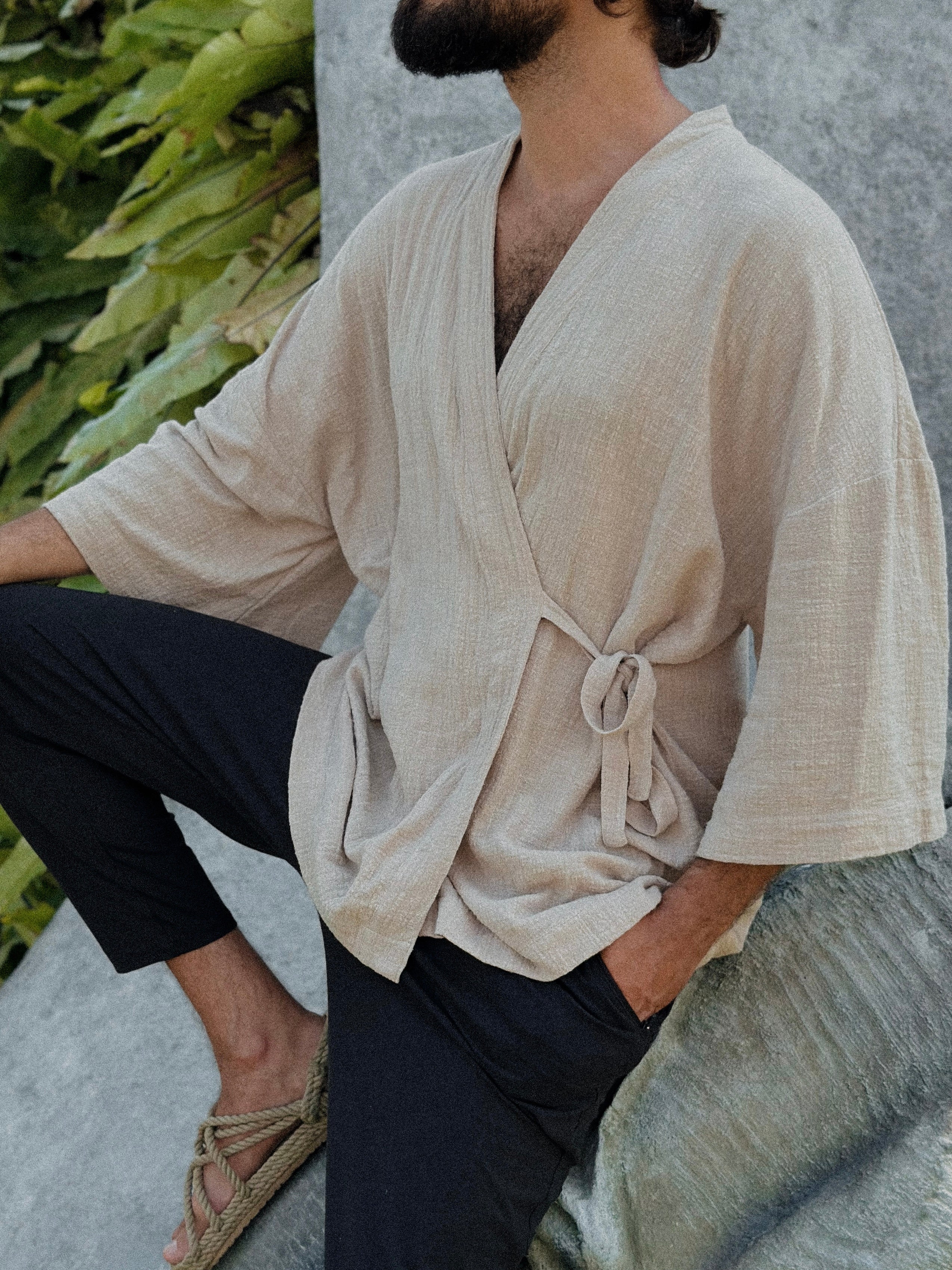 Serene Kimono - Khaki