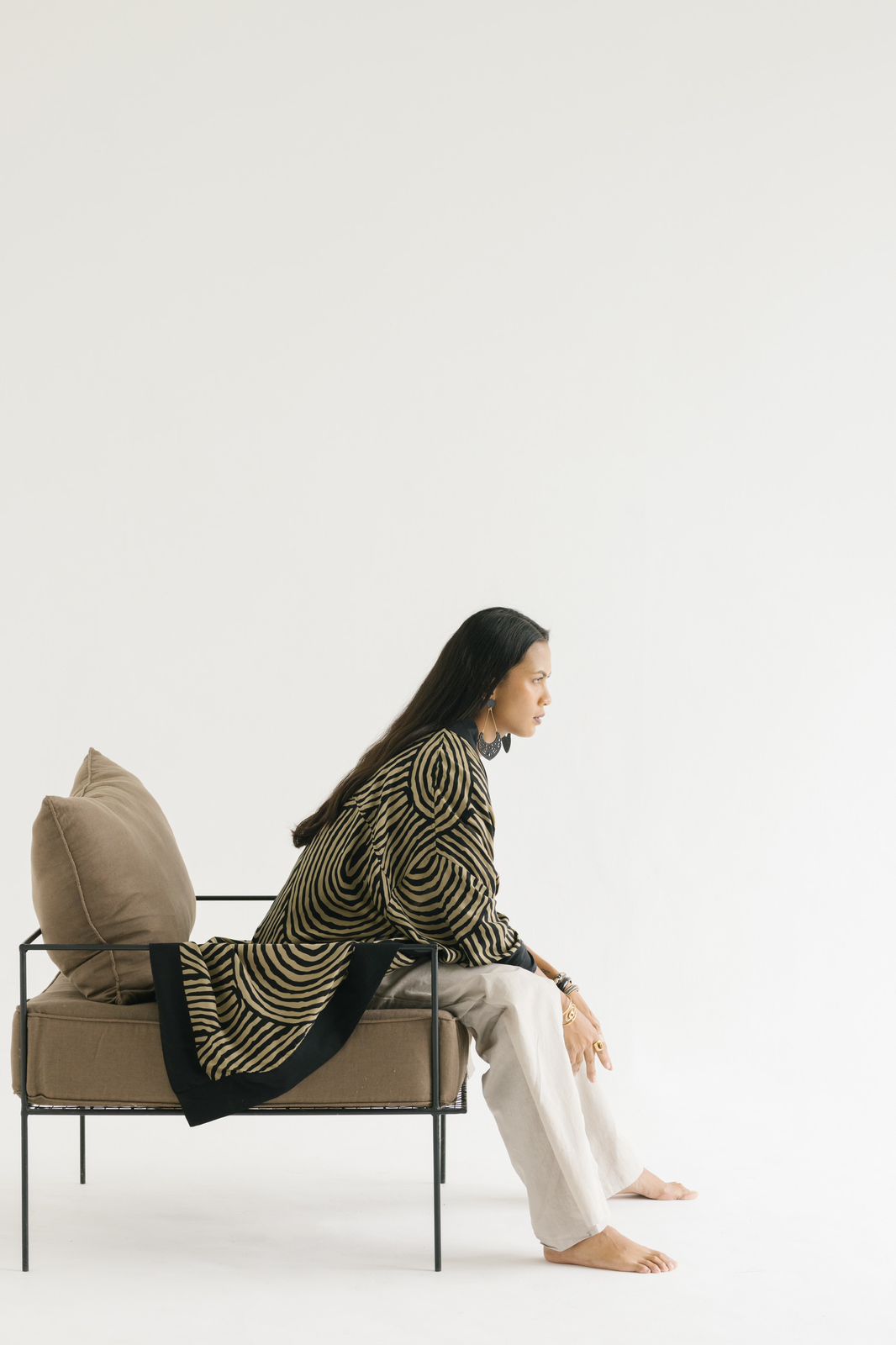 Japon Kimono - Print Beige